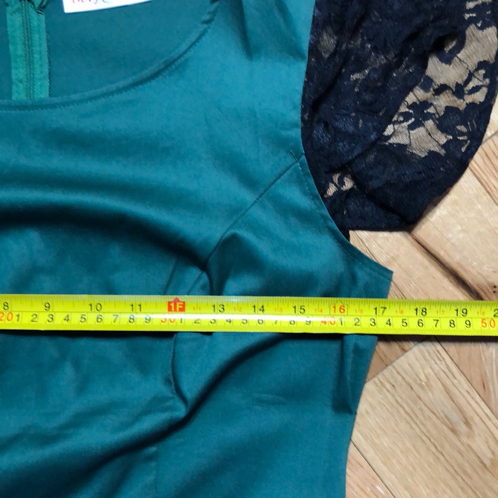 Vintage green dress - Picture 4 of 5